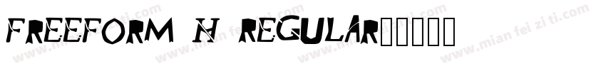 FreeForm H Regular字体转换